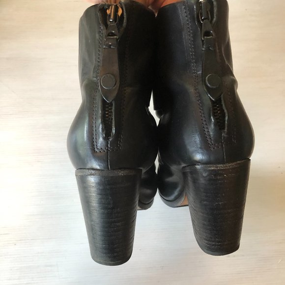 rag & bone Classic Newbury perforated leather boot - Picture 4 of 13